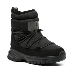 YOSE PUFFER MID BLACK - Stivaletti Stringati Donna Neri UGSYOSEPBLK1131978W . UGG 