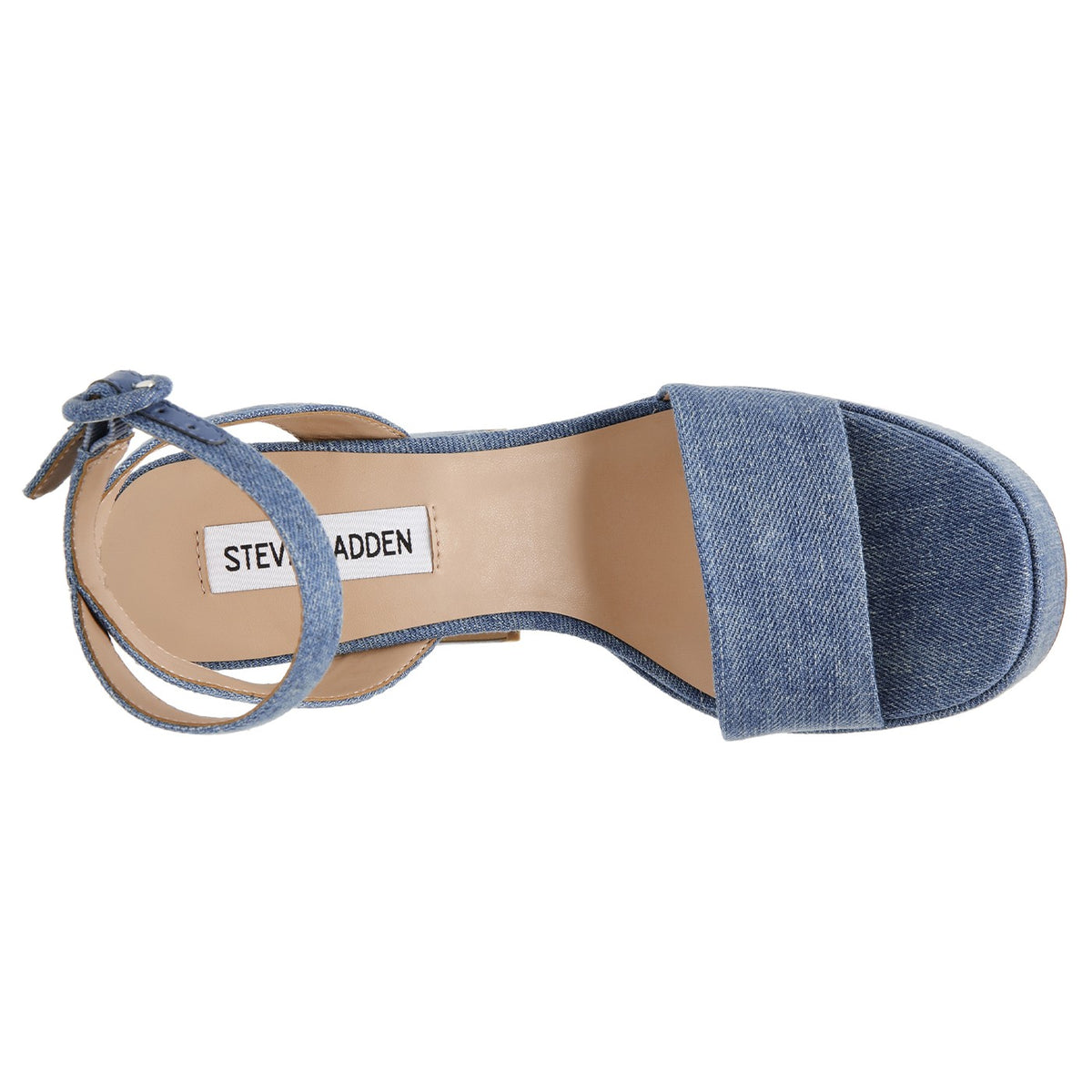 Paysin Blue Denim Fabric - Sandali Donna Denim Jeans Blu SMSPAYSIN-BLU . STEVE MADDEN 