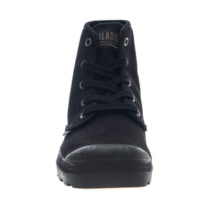 Pampa Hi Black/Black -- Scarpe Tela Alte Nere Donna PAS92352-060-M . PALLADIUM 
