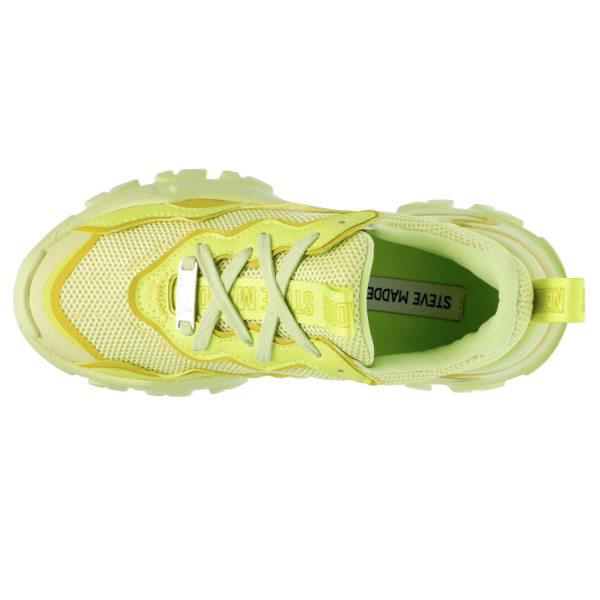 Manerva Neon Lime - Scarpe Stringate Profilo Basso Donna Verdi SMPMANERVA-NEO . STEVE MADDEN 