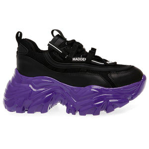 Recoupe Black / Purple - Scarpe Stringate Profilo Basso Donna Nere SMPRECOUPE-BLKPUR . STEVE MADDEN 