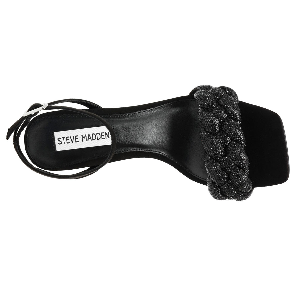 Lidia Black / Crystal - Sandali Donna Neri SMSLIDIA-BLK . STEVE MADDEN 