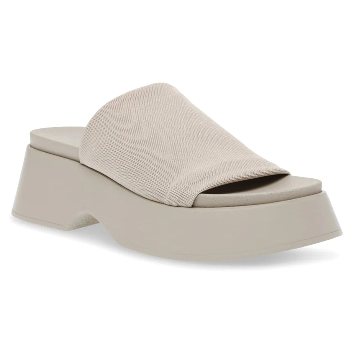 Throw Back Greige Stretch Power Mesh - Sandali Donna Grigi SMSTHROW BACK-GRE . STEVE MADDEN 