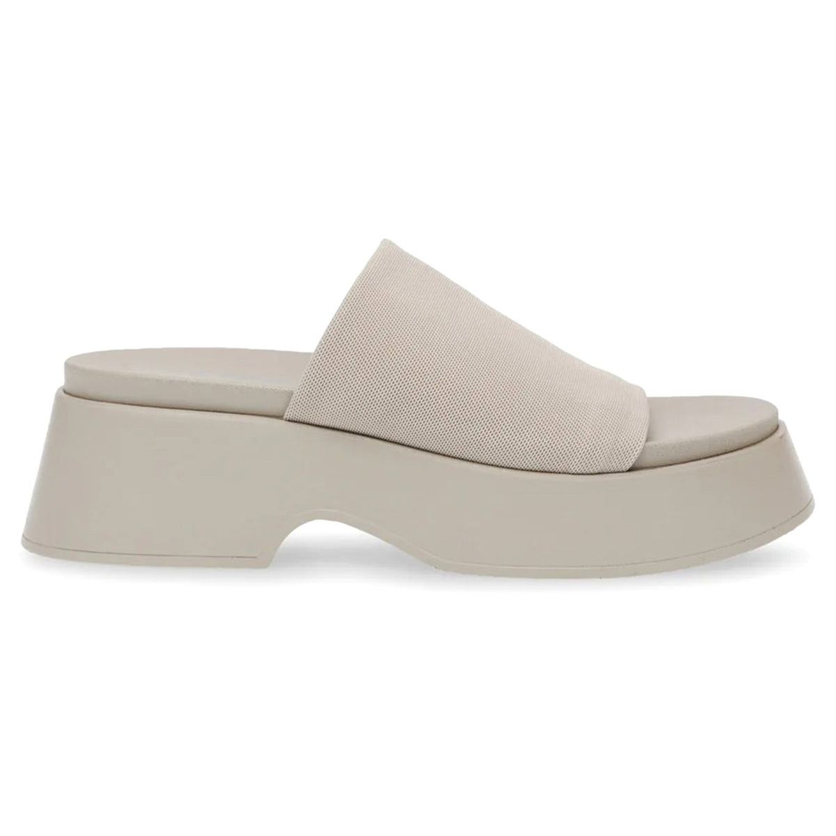 Throw Back Greige Stretch Power Mesh - Sandali Donna Grigi SMSTHROW BACK-GRE . STEVE MADDEN 