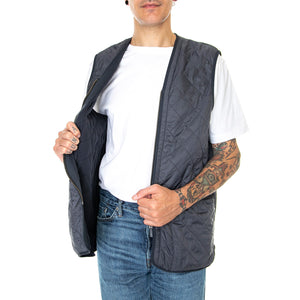 Polarquilt Waistcoat Zip Liner Navy - Giacca Smanicata Uomo Blu 222MMLI0002-NY91 . BARBOUR 
