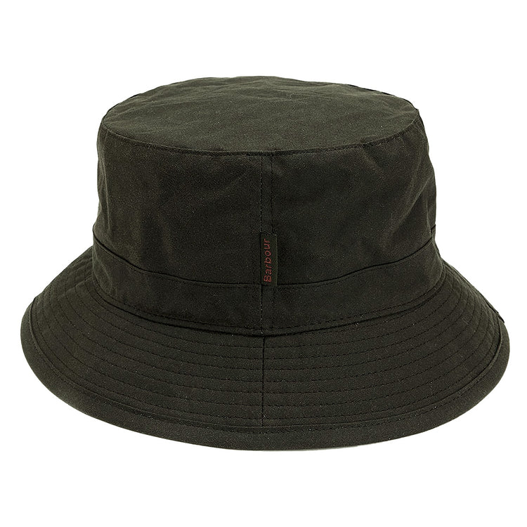 Wax Sport Hat Olive - Cappellino da Pescatore Marrone FW22-MHA0001-OL71 . BARBOUR 