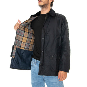 Ashby Jacket Navy - Giacca Invernale Uomo Blu FW22-MWX0339-NY92 . BARBOUR 