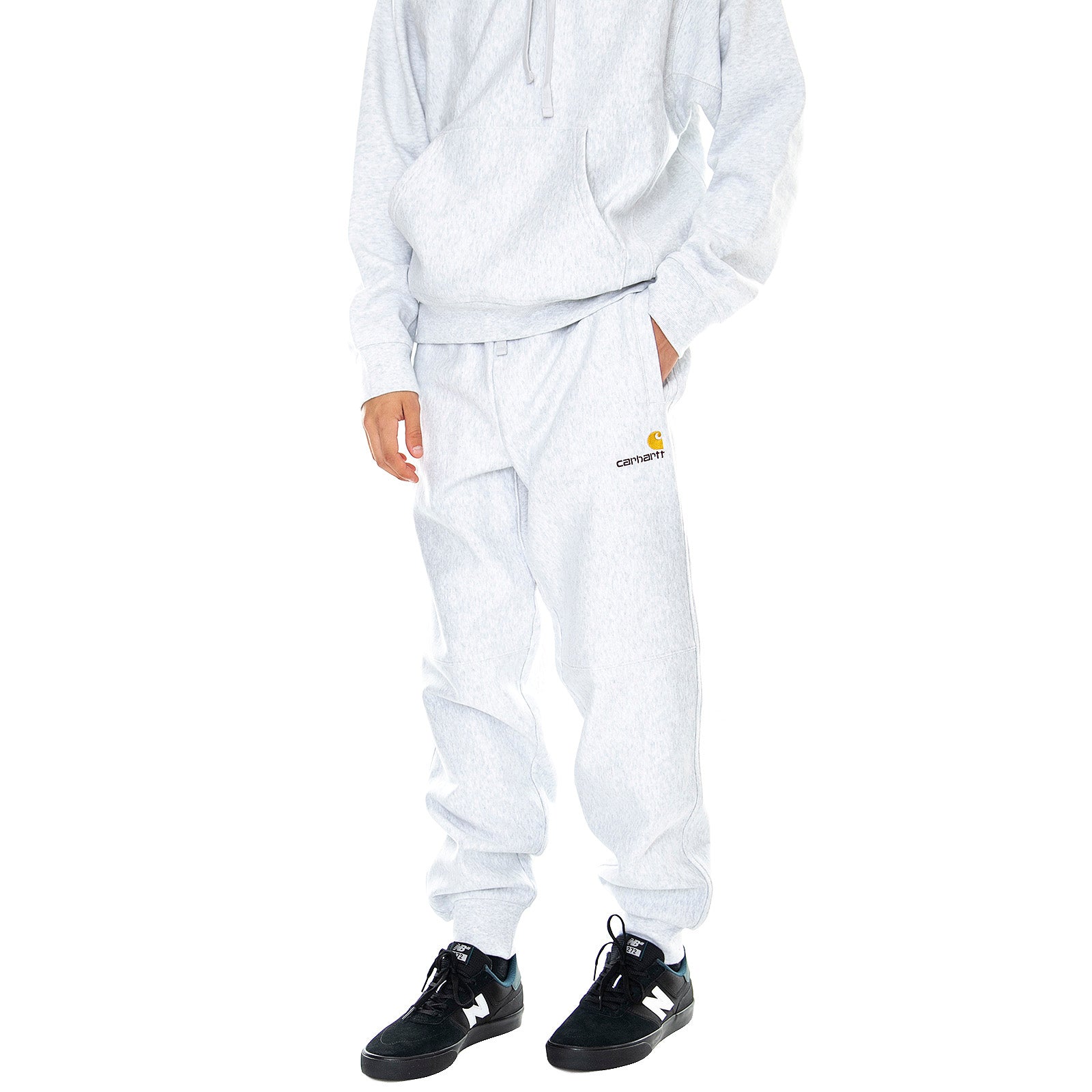 American Script Ash Heather - Pantaloni Sportivi Uomo Grigi I027042.482.XX.03 . CARHARTT WIP 