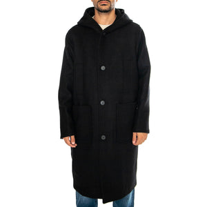 Charlie Parka Black - Giacca Parka Uomo Nera 330909-110 . ELVINE 