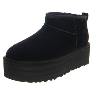 W Classic Ultra Mini Platform - Stivaletti Donna Neri 1135092-BLK . UGG 