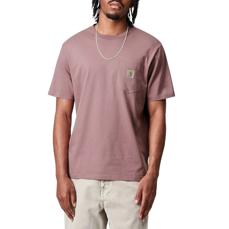 S/S POCKET T-SHIRT DAPHNE - Maglietta Girocollo Uomo Viola I030434.1XFXX . CARHARTT WIP 