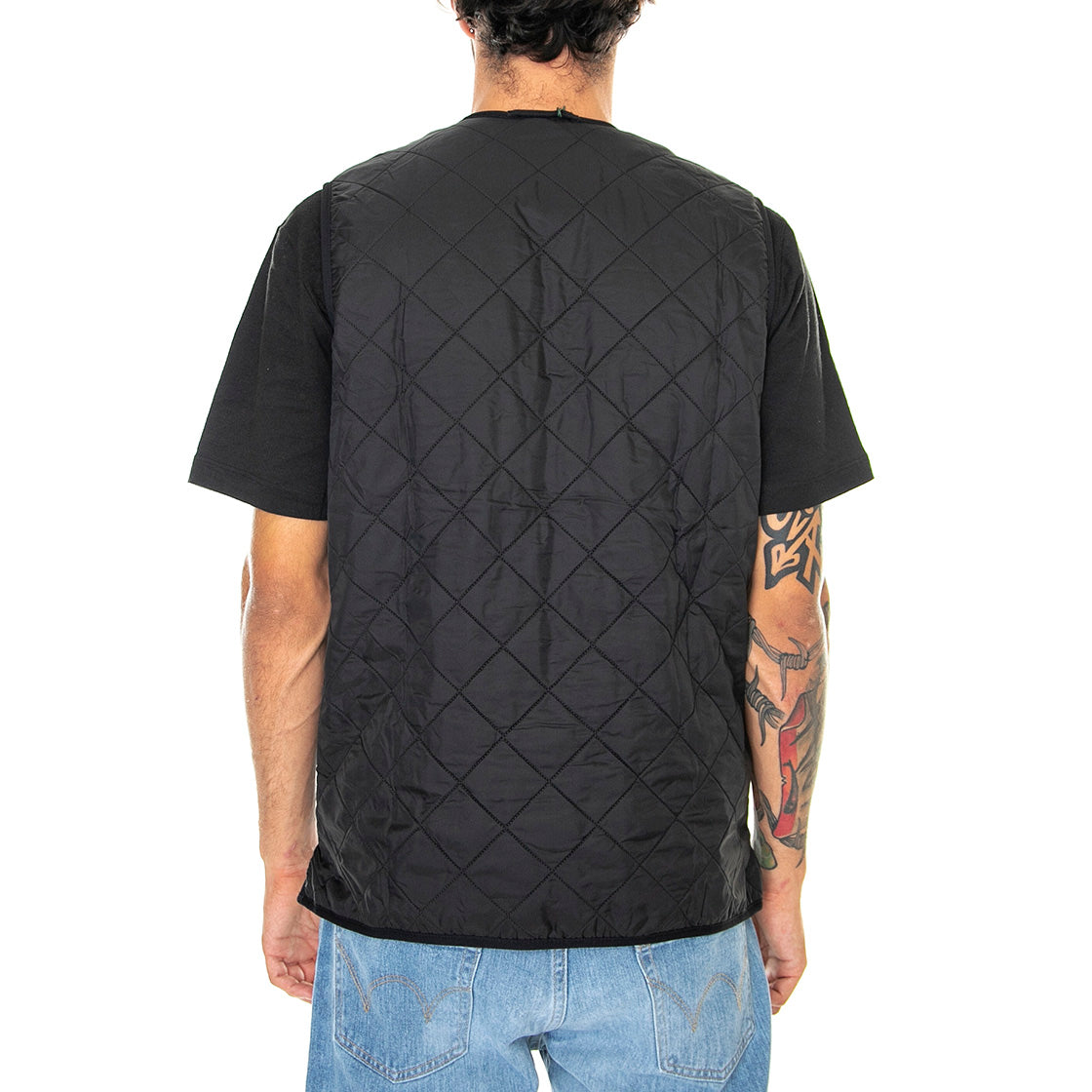 Polarquilt Waistcoat Zip Liner Black - Giacca Smanicata Uomo Nera FW22-MLI0002-BK91 . BARBOUR 