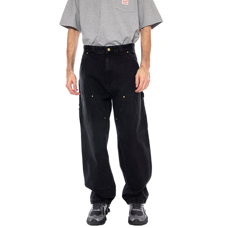 Nash DK Pant -- Pantaloni Uomo Black Stone Washed Neri I032106-8906 . CARHARTT WIP 