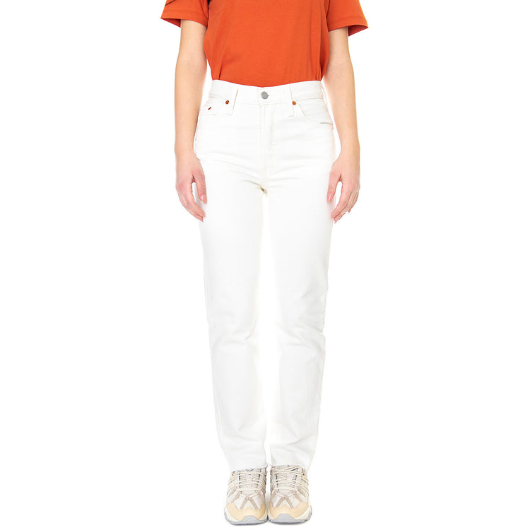501 Jeans For Women Yacht Time Neutral - Pantaloni Denim Jeans Donna Bianchi 12501-0413 . LEVIS 
