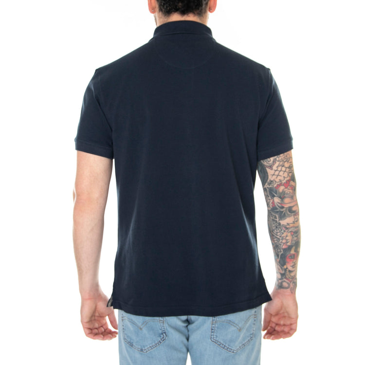 Tartan Pique Polo New Navy - Polo Uomo Blu MML0012-NY31-SS23 . BARBOUR 