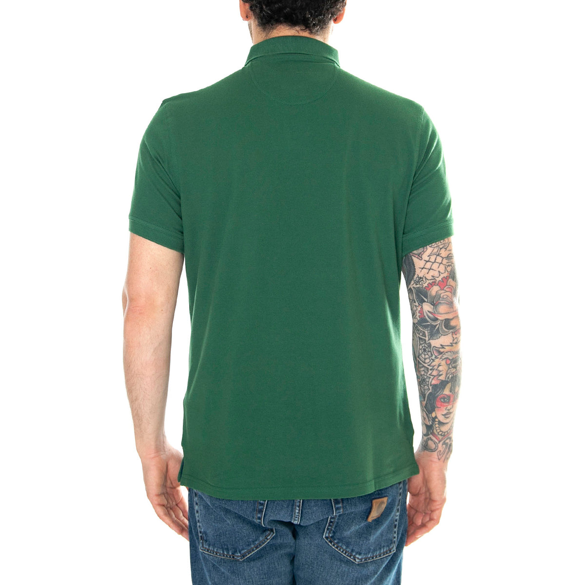 Lightweight Sports Polo Racing Green - Polo Uomo Verde SS24-MML1367-OL72 . BARBOUR 