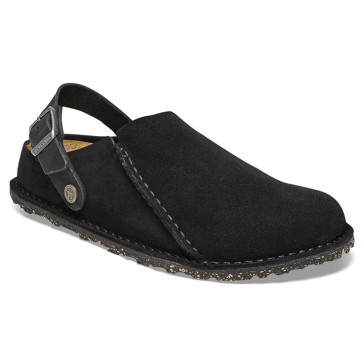W' Lutry Premium Black, Suede Leather Sandals - Sandali Donna Neri 1025356 . BIRKENSTOCK 