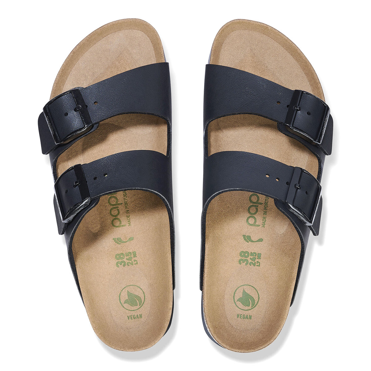Arizona Platform Black Veg, Birko Flor - Sandali Donna Neri 1027395 . BIRKENSTOCK 