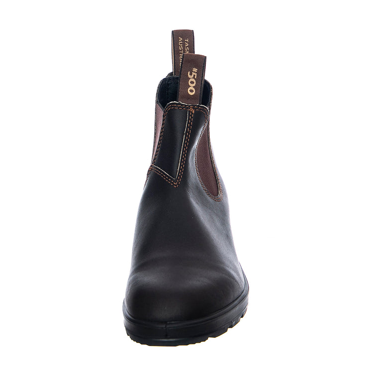 Waxed Classic El 500 Ankle Boots - Stout Brown / Brown - Stivaletti Uomo Marroni 500-500-FW20 . BLUNDSTONE 