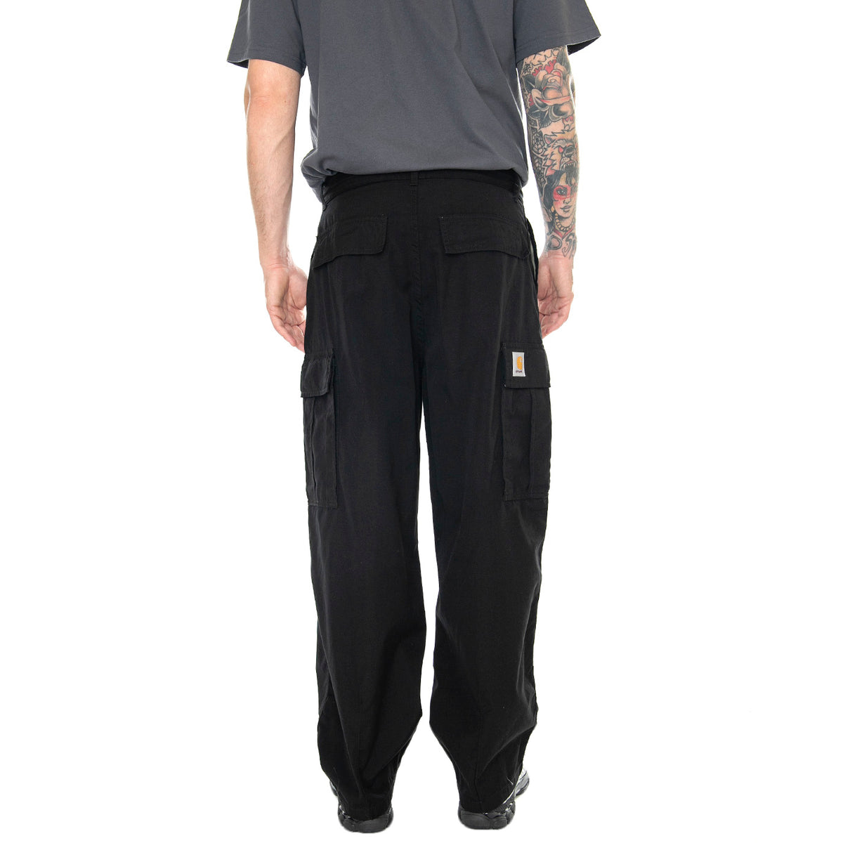 Cole Cargo Pant Black /rinsed - Pantaloni Cargo Uomo Neri I030477.8902 . CARHARTT WIP 
