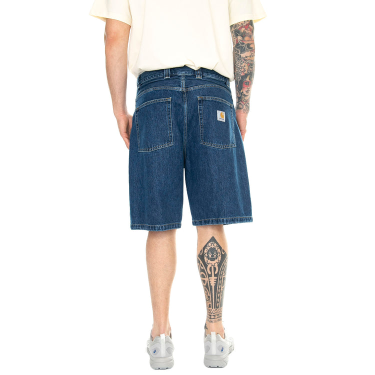 Brandon Short Blue /stone washed - Bermuda Denim Jeans Uomo Blu I031921.0106 . CARHARTT WIP 