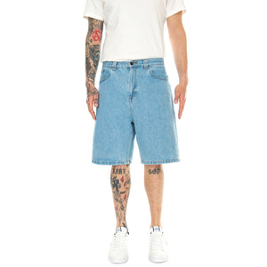 Brandon Short Blue /stone bleached - Bermuda Denim Jeans Uomo Blu I031921.0112 . CARHARTT WIP 