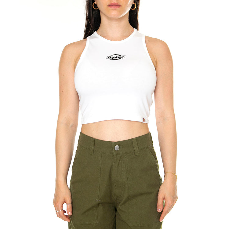 Power Vest W White - Top Donna Bianco DK0A4Y8DWHX1 . DICKIES 