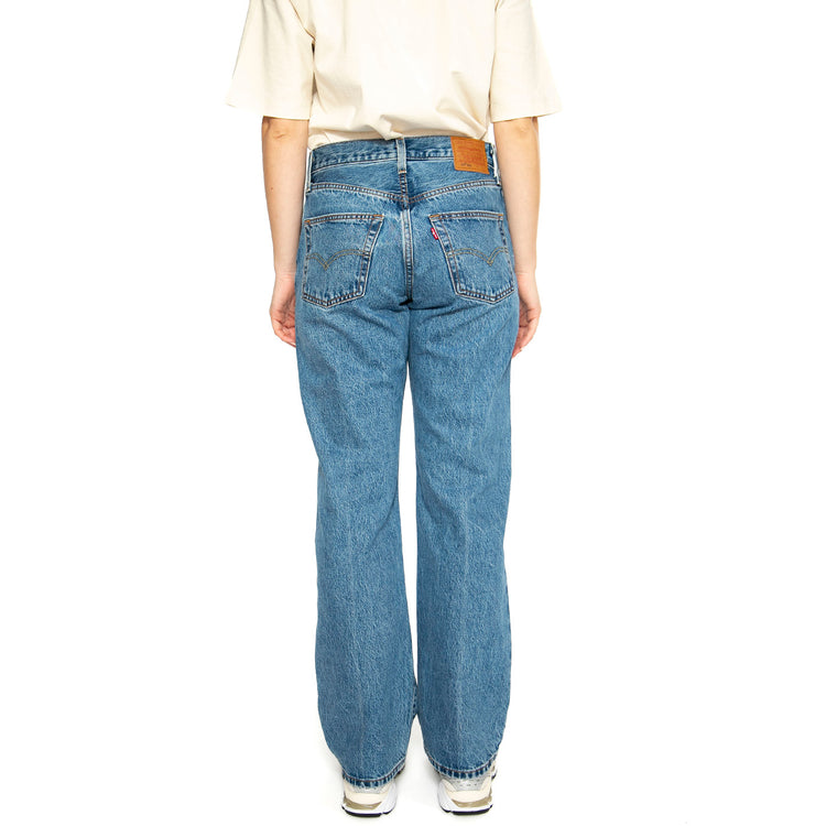 90's 501 Drew Me Light Indigo Worn In - Pantaloni Denim Jeans Donna Blu A1959-0005 . LEVIS 