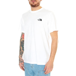 M S/S Simple Dome Tee Tnf White - Maglietta Girocollo Uomo Bianca NF0A87NGFN41 . THE NORTH FACE 