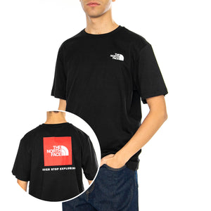 M S/S Redbox Tee TNF Black - Maglietta Girocollo Uomo Nera NF0A87NPJK31 . THE NORTH FACE 