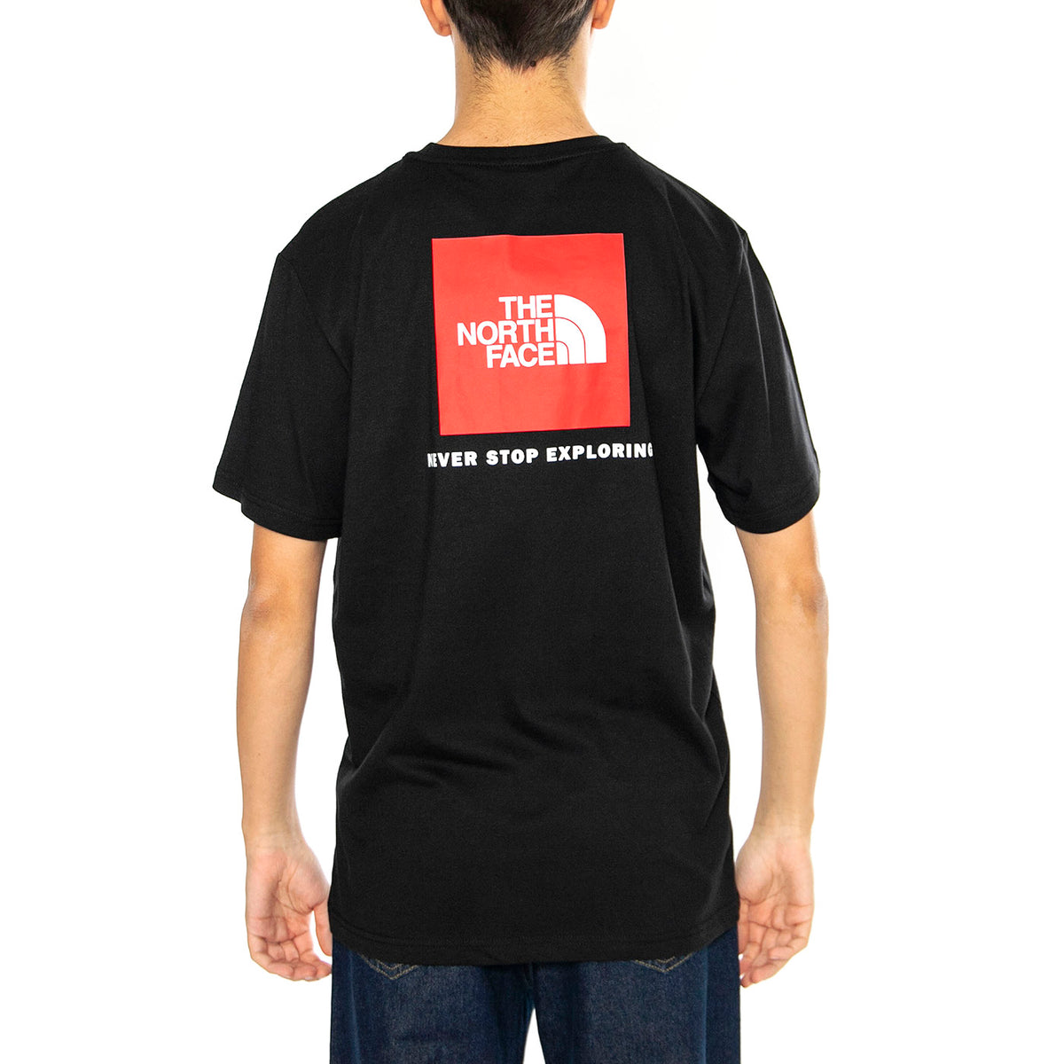 M S/S Redbox Tee TNF Black - Maglietta Girocollo Uomo Nera NF0A87NPJK31 . THE NORTH FACE 