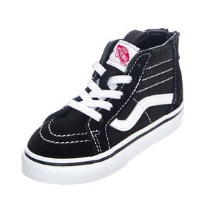 Toddlers Sk8-Hi Zip Shoes - Black / White - Scarpe Profilo Alto Bambino Nere VN000XG5Y281M . VANS 