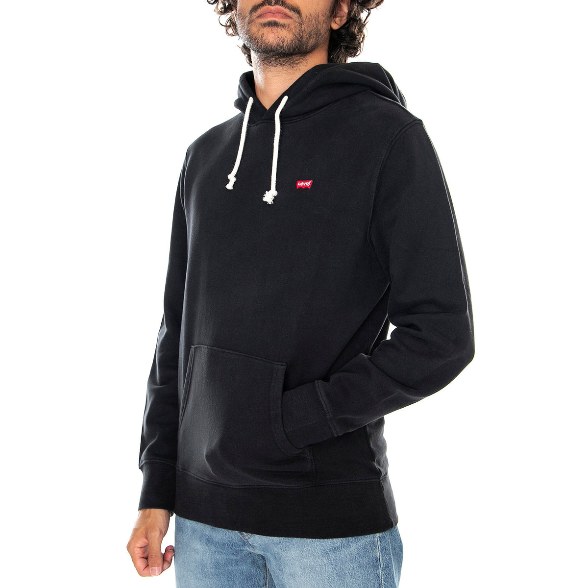 New Original Hoody - Mineral Black - Felpa con Cappuccio Uomo Nera 34581-0001 . LEVIS 