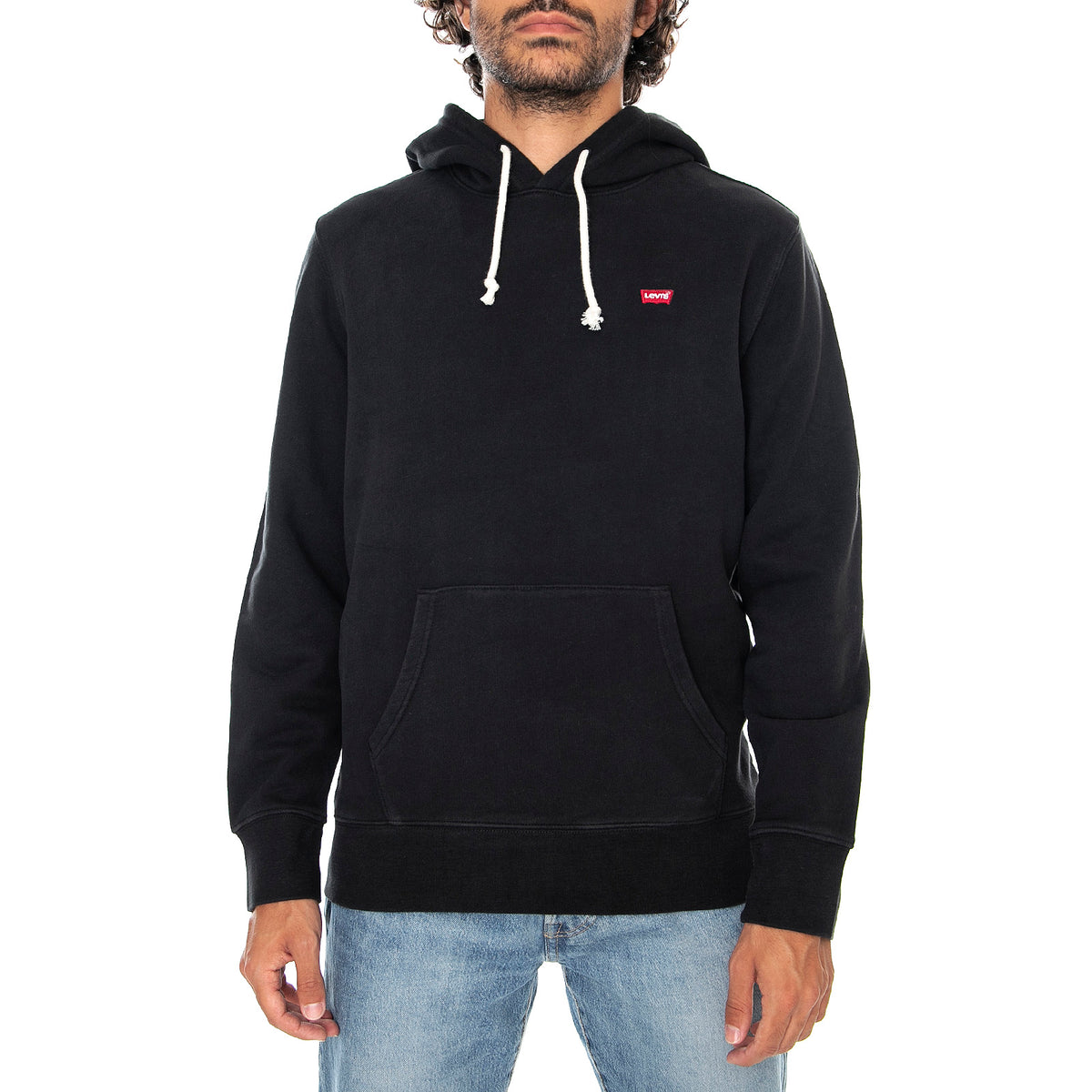 New Original Hoody - Mineral Black - Felpa con Cappuccio Uomo Nera 34581-0001 . LEVIS 