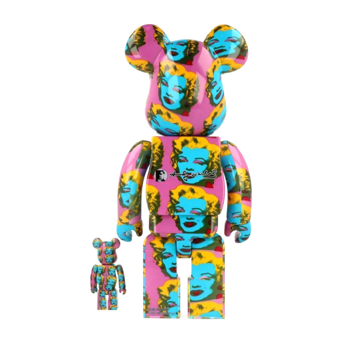 BE@RBRICK Andy Warhol Marilyn Monroe #2 100% & 400% - Toy Medicom Multicolore ANDYM . MEDICOM TOY 