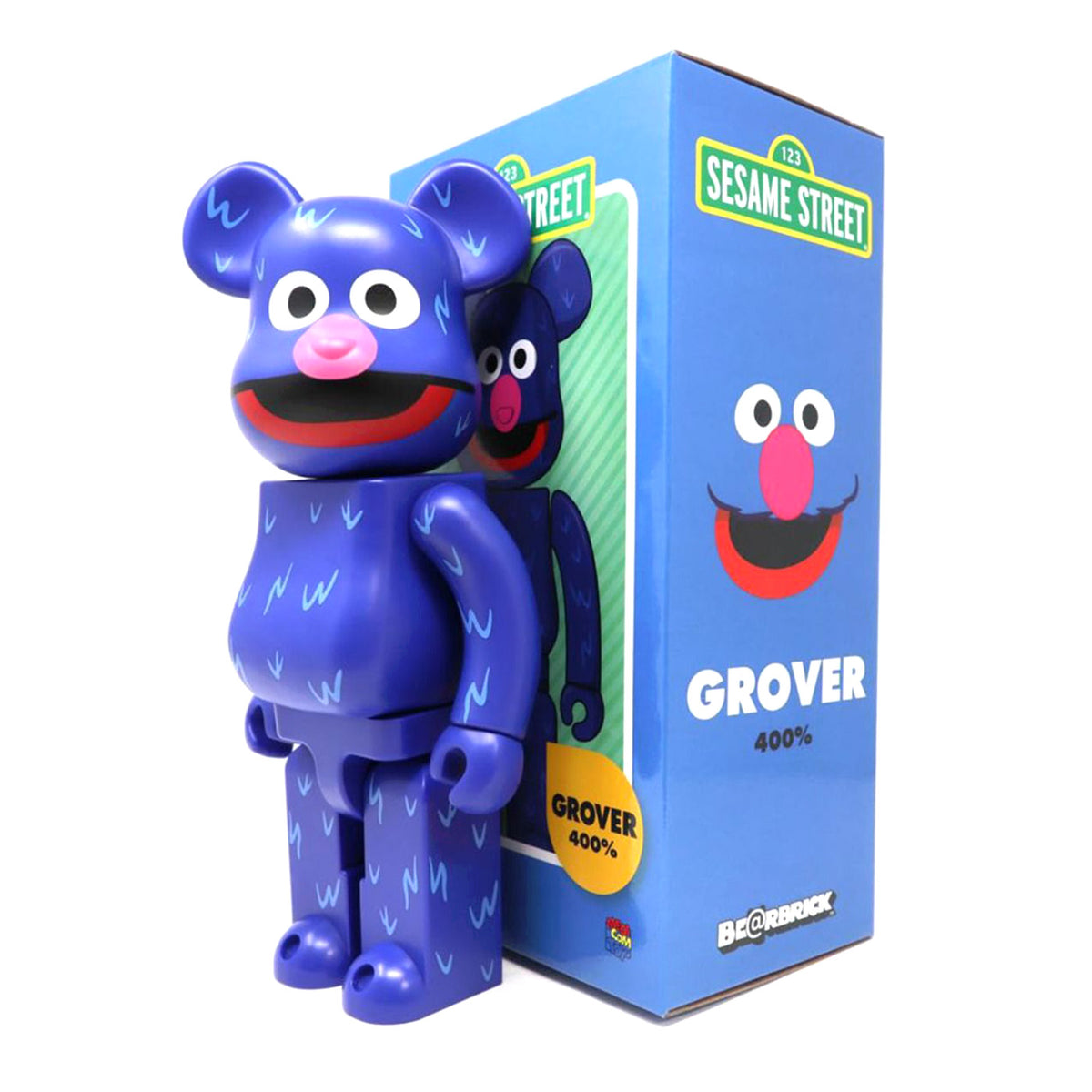 Sesame Street "Grover" Be@rbrick 400% GROVER . MEDICOM TOY 