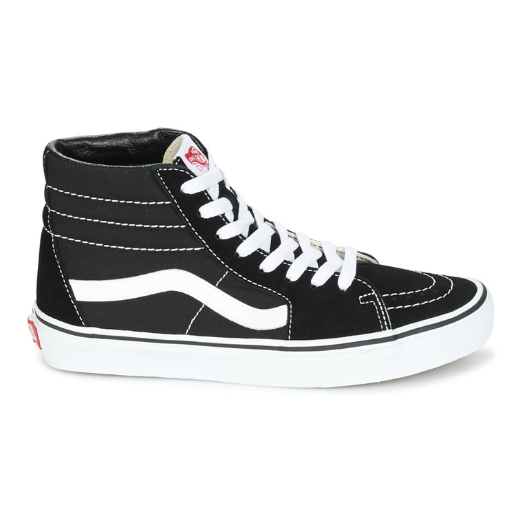 UA SK8-HI BLACK / WHITE - Scarpe Alte Uomo / Donna Nere / Bianche 1764 . VANS 