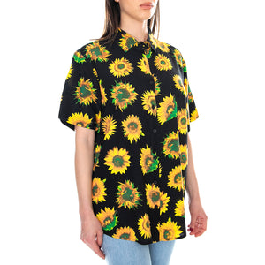 Adeline Shirt - Sunflower - Camicia Maniche Corte Donna Multicolore MRCADE TP14ADE-SUNBL . MOTEL ROCKS 