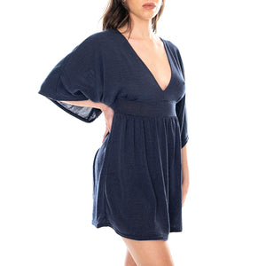 Edma Dress - Navy - Abito Donna Blu MRCEDMA DRESS-NVY . MOTEL ROCKS 