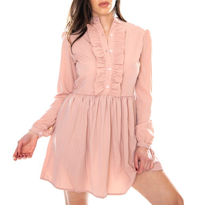 Verna Dress - Blush - Abito Donna Rosa MRCVERNA DRESS-BLSH . MOTEL ROCKS 