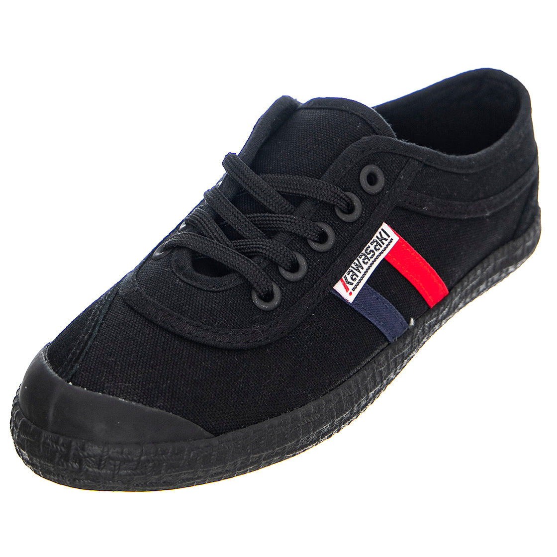 Retro Canvas 1001S - Scarpe Stringate Profilo Basso Donna Nere K192496-BLK . KAWASAKI 
