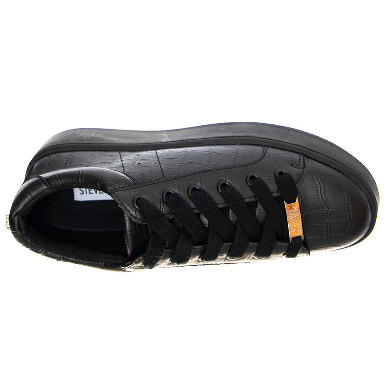 Bertie - Scarpe Stringate Profilo Basso Donna Nere BERTIE-BLK-CROC . STEVE MADDEN 