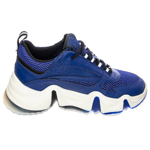 City Soul Blue - Scarpe Stringate Profilo Basso Donna Blu SMPCITY SOUL-COB . STEVE MADDEN 