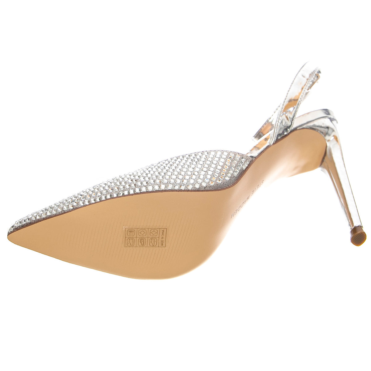Alessi-R Rhinestone - Scarpe Décolleté Donna Argento SMSALESSI-R-RHI . STEVE MADDEN 