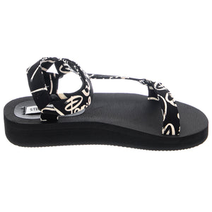 WOMENS HENLEY SANDALS BLACK - Sandali Donna Neri SMSHENLEY-BLKPARIS . STEVE MADDEN 