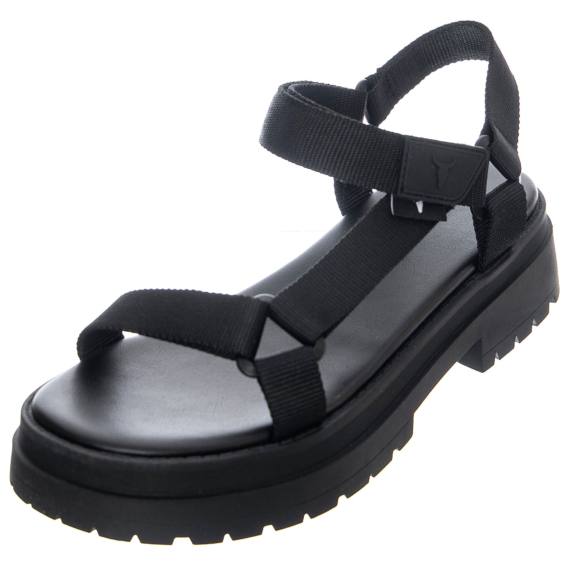 LIFESTYLE SANDALS BLACK - Sandali Donna Neri WSSLIFESTYLE-BLK . WINDSOR SMITH 