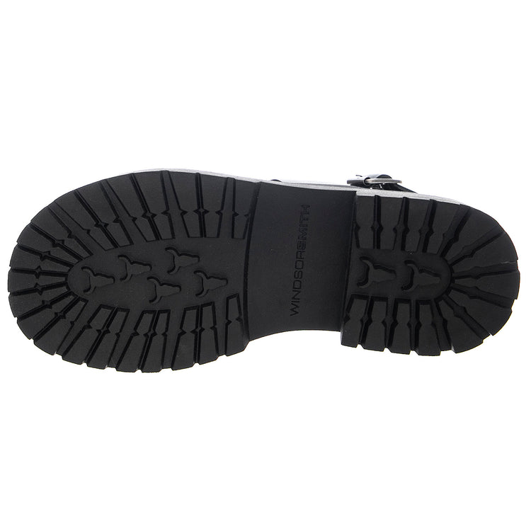 WOMENS LOYALTY SANDALS BLACK PIGMENT - Sandali Donna Neri WSSLOYALTY-BLK . WINDSOR SMITH 