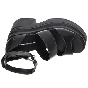 MATCH BLACK MIRA SHEEP - Sandali Donna Neri WSSMATCH-BLK . WINDSOR SMITH 