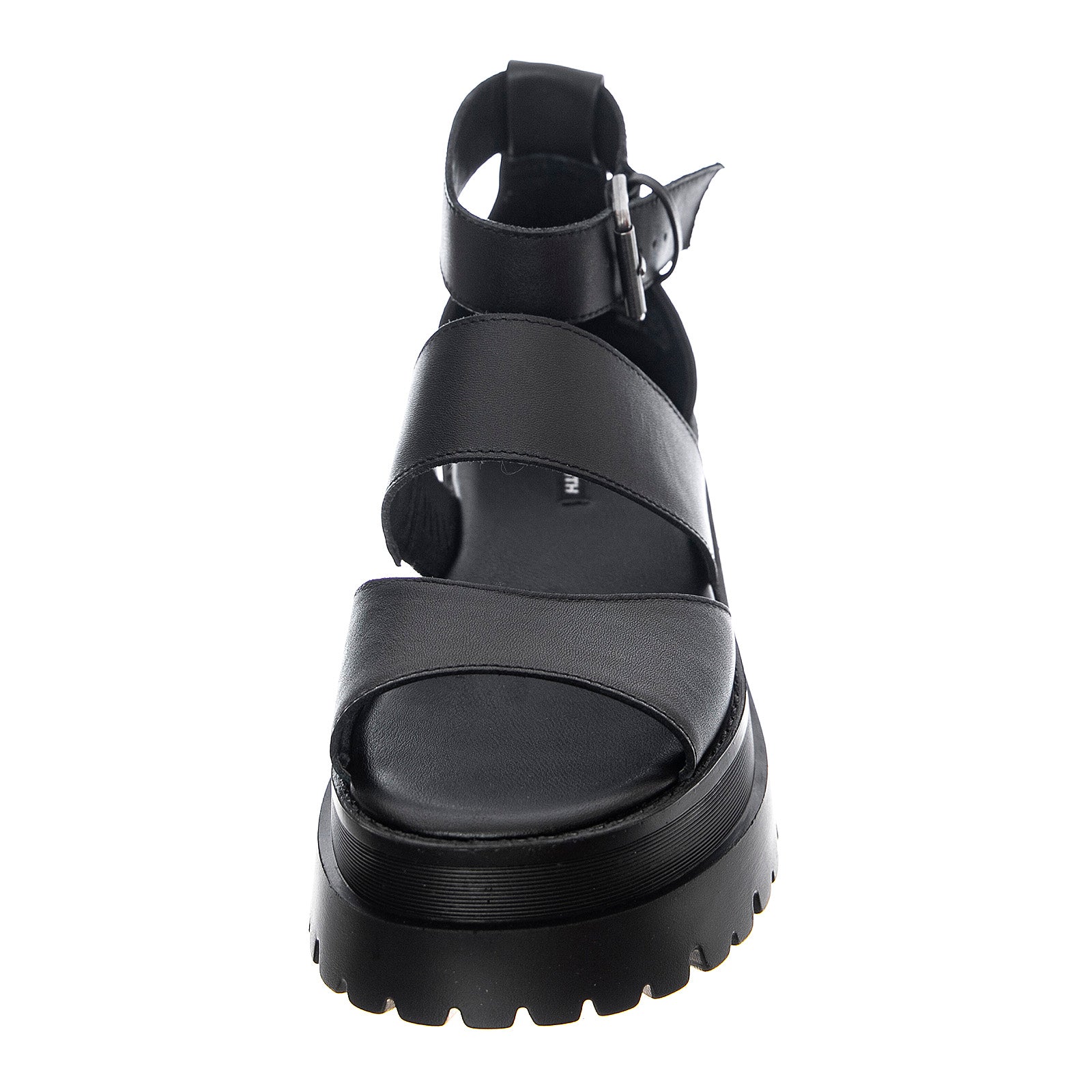 WOMENS THRILLED SANDALS BLACK PIGMENT - Sandali Donna Neri WSSTHRILLED-BLK . WINDSOR SMITH 
