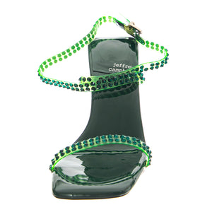 Favored Green Patent - Sandali Donna Verdi JCSR808LA-201-GRN . JEFFREY CAMPBELL 